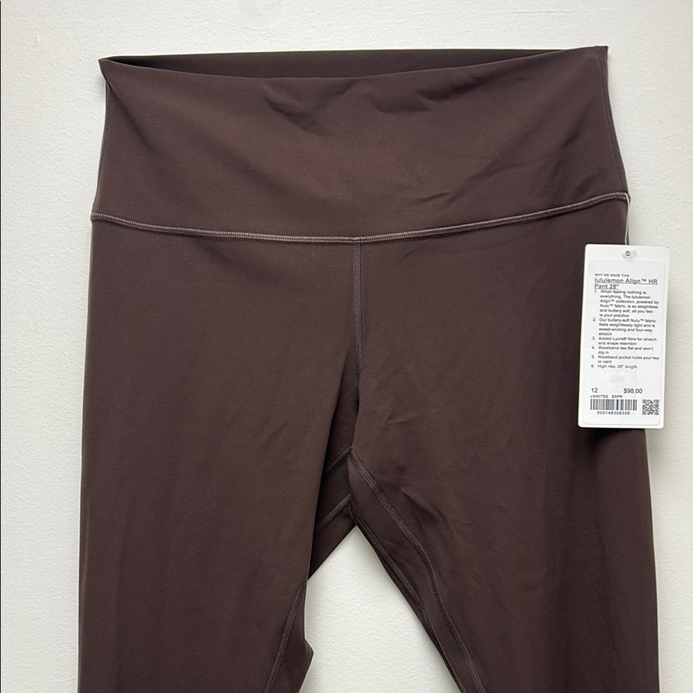 Lululemon Athletica Align HR Pant 28" in Espresso